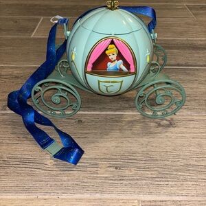 Disney Parks Cinderella Enchanted Pumpkin Carriage Coach Popcorn Bucket RARE